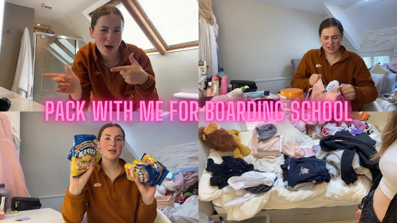 Pack With Me For Boarding school | I emptied my entire room!