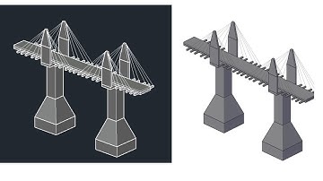 AutoCAD 3D Bridge Design
