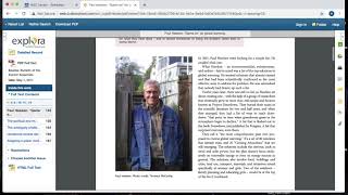 Ebscohost Tutorial