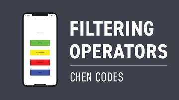 iOS Tutorial: RxSwift Filtering Operators