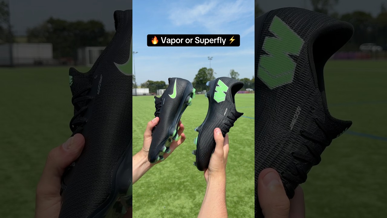 VAPOR or SUPERFLY? 👀🔥 #nike #shorts #footballboots #worldcup #mercurial