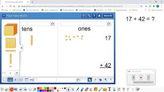 Partial Sums (with base-ten blocks)