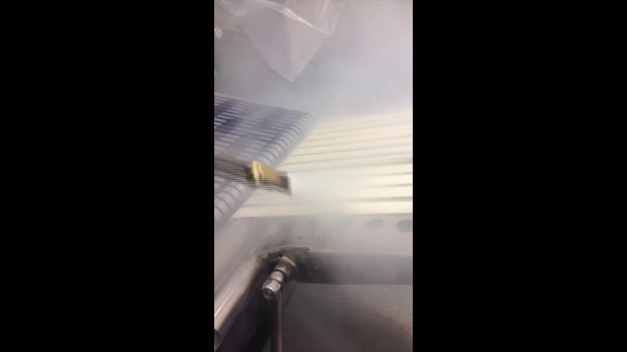 STEAM SANITIZING OF AN INDUSTRIAL MEAT SLICER - YouTube
