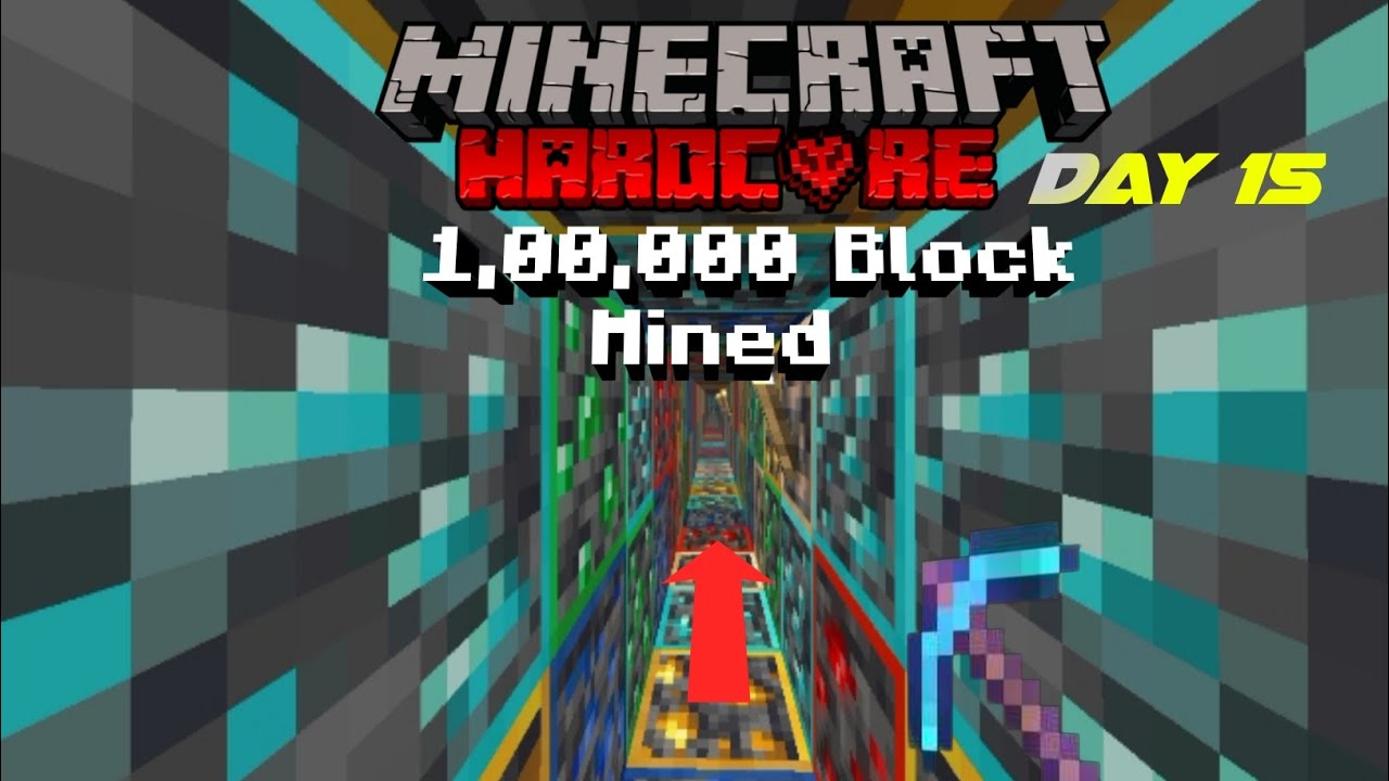 I Mined 1,00,000 Blocks To Make The Longest Tunnel in Minecraft Day 15 | Hindi | Rakshan 75 