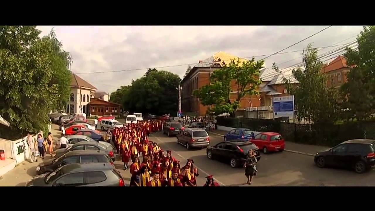 Marsul absolventilor promotiei 2009-2013 - Colegiul National 
