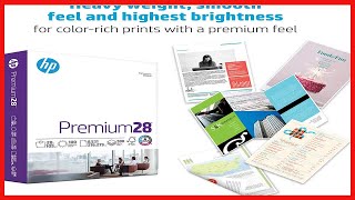HP Printer Paper | 8.5 x 11 Paper | Premium 28 lb | 1 Ream - 500 Sheets | 100 Bright | Made in USA
