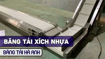 Băng tải xích nhựa gân T - Băng tải Hà Anh
