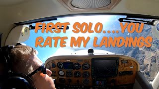 How Did I Do On My First Solo Flight In 9 Years? Watch And Rate My Landings!  Pilot Life