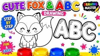 Información Easy ABC and Fox Drawing for Kids  Step-by-Step Coloring Tutorial Noticias