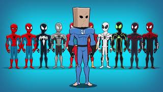 Топ 10 костюмов Человека-паука (анимация)