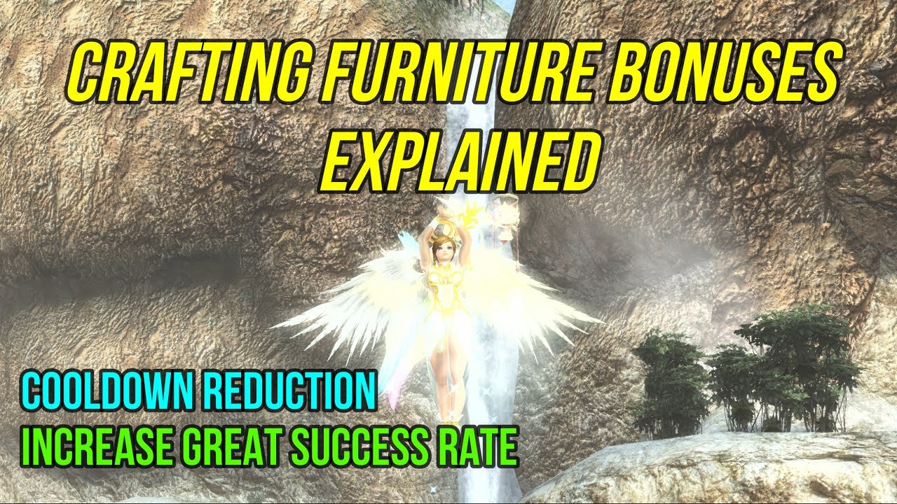 PSO2 Global All Crafting Furniture Bonuses Explained YouTube