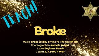 Broke - Line Dance Teach/Tutorial