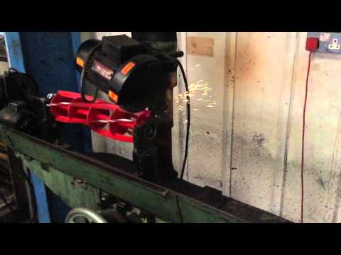 Cylinder Grinding / Sharpening at Owen ATVs & Garden Machinery Centre slowmo