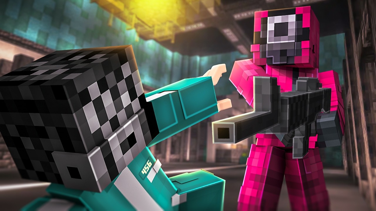 LE SQUID GAME DES YOUTUBERS MINECRAFT !! (ft Minoc, Nino, Guep et 51 autres...)