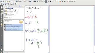 MCR3U - Solving Linear Trigonometric Equations - Part 1 of 3