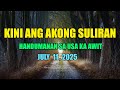 Kini Ang Akong Suliran Ug Handumanan Sa Usa Ka Awit JULY 11 2025 Kini Ang Akong Suliran Ug Handumanan Sa Usa Ka Awit JULY 11 2025