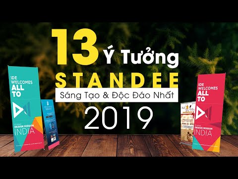 Video Mẫu Thiết Kế Standee Quảng Cáo Đẹp 2019 ✅ Standee Chữ... - youtube