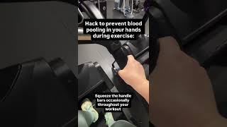 Hack to prevent blood pooling in your hands during an exercise