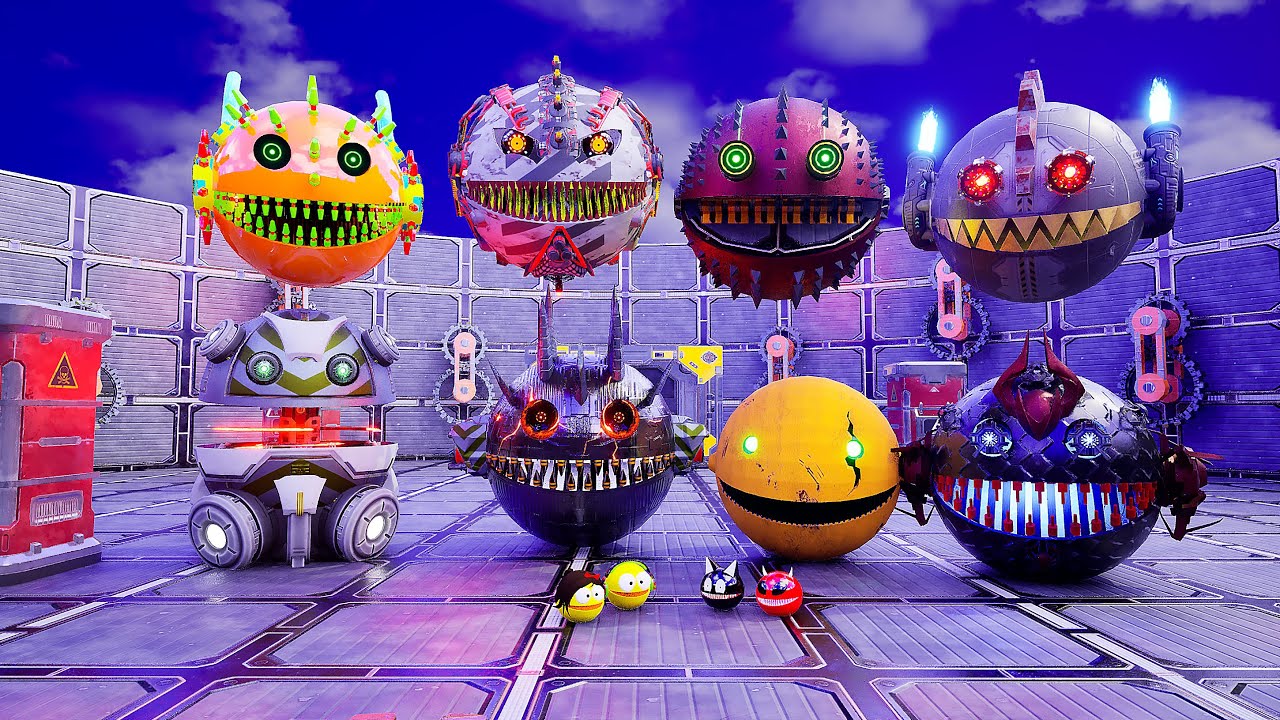 ROBOT WARS IN PACMAN ARENA: ROBOT VS MONSTER - ULTIMATE BATTLE 