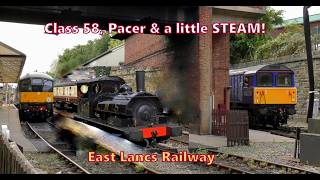 The ONLY working class 58 &  Pacer 144009  work the day's services at the ELR. PLUS 'Pug' 11243.