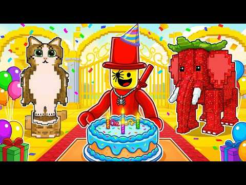 🎉🎉🎉 NAO ACREDITO ! PEGUEI MUITO BRAINROTS RAROS NO ANIVERSARIO DO SAMMY ! ROUBE UM BRAINROT