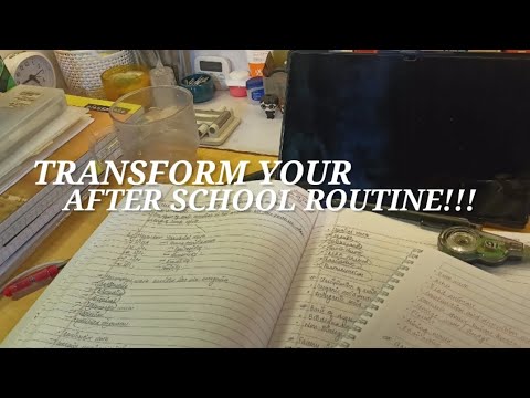 TRANSFORM YOUR AFTER SCHOOL STUDY ROUTINE✧ Study vlog and motivation🧘🏻♀️👩🏻🔬 #video #yt