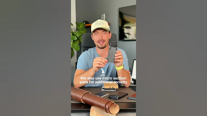 Magnetic Leather Back for iPhone 17 Series. #nomad #nomadgoods #iphone17