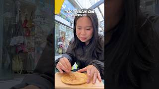 Trying The Dalgona Game In Korea