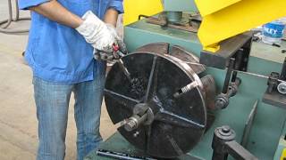 WIRE SPOOLING MACHINE FOR SAW.avi