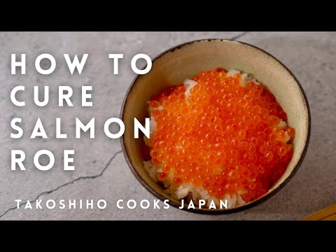 [ASMR] How to Cure Salmon Roe | IKURA | SUSHI | Takoshiho Cooks Japan