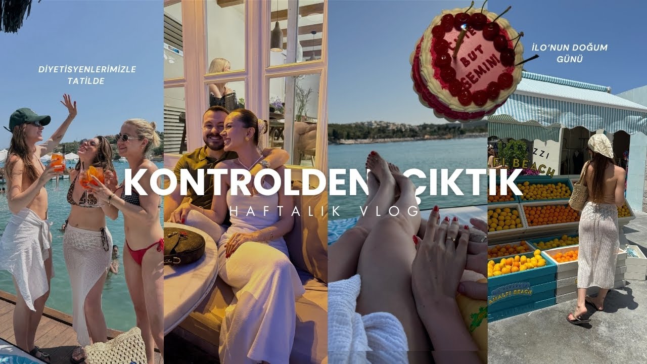 ALAÇATI’DA KONTROLDEN ÇIKTIK VLOG | yeni koltuklarımız geldi, bayram tatilimiz, ilo'nun doğum günü