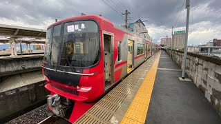 【笠松から急行】新羽島発岐阜行き 9100系 名鉄 前面展望