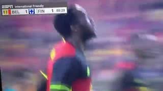 Romelu Lukaku Goal | Belgium vs Finland (1-1) | (6/1/2016)