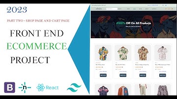 #react  - BUILD and Deploy a Modern REACT.Js  Ecommerce Application | Responsive Cart Page (PART 02)