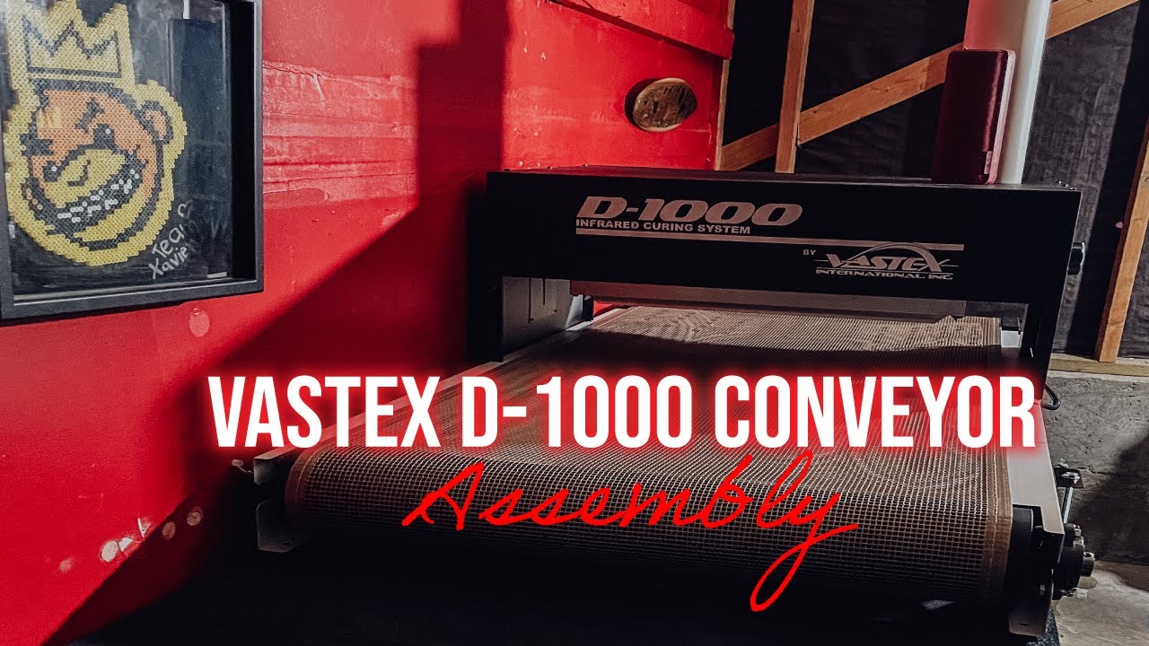 Vastex D1000 Conveyor Dryer Assembly YouTube