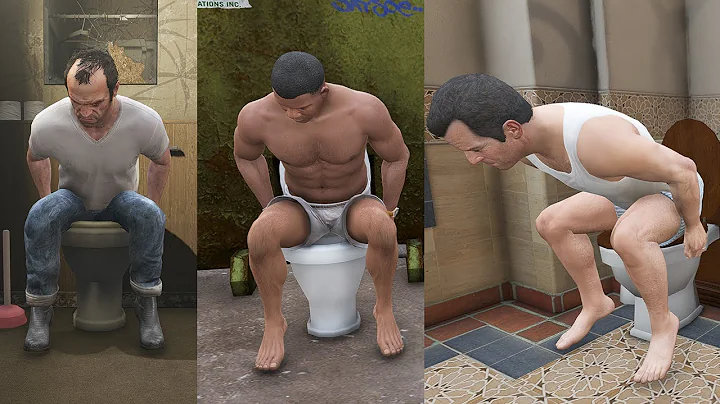 What If You See Michael, Franklin & Trevor In Toilet In GTA 5?