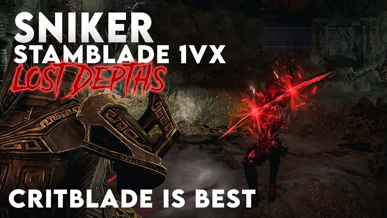 SNIKER ESO - Stamblade 1vX Lost Depths - CRITBLADE IS THE STRONGEST IT'S EVER BEEN - Mag Nightblade