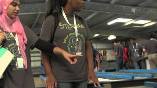 HCC STEM Summer Camp students view sea turtles in Galveston