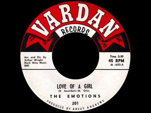 Love Of A Girl The Emotions 1965 - YouTube