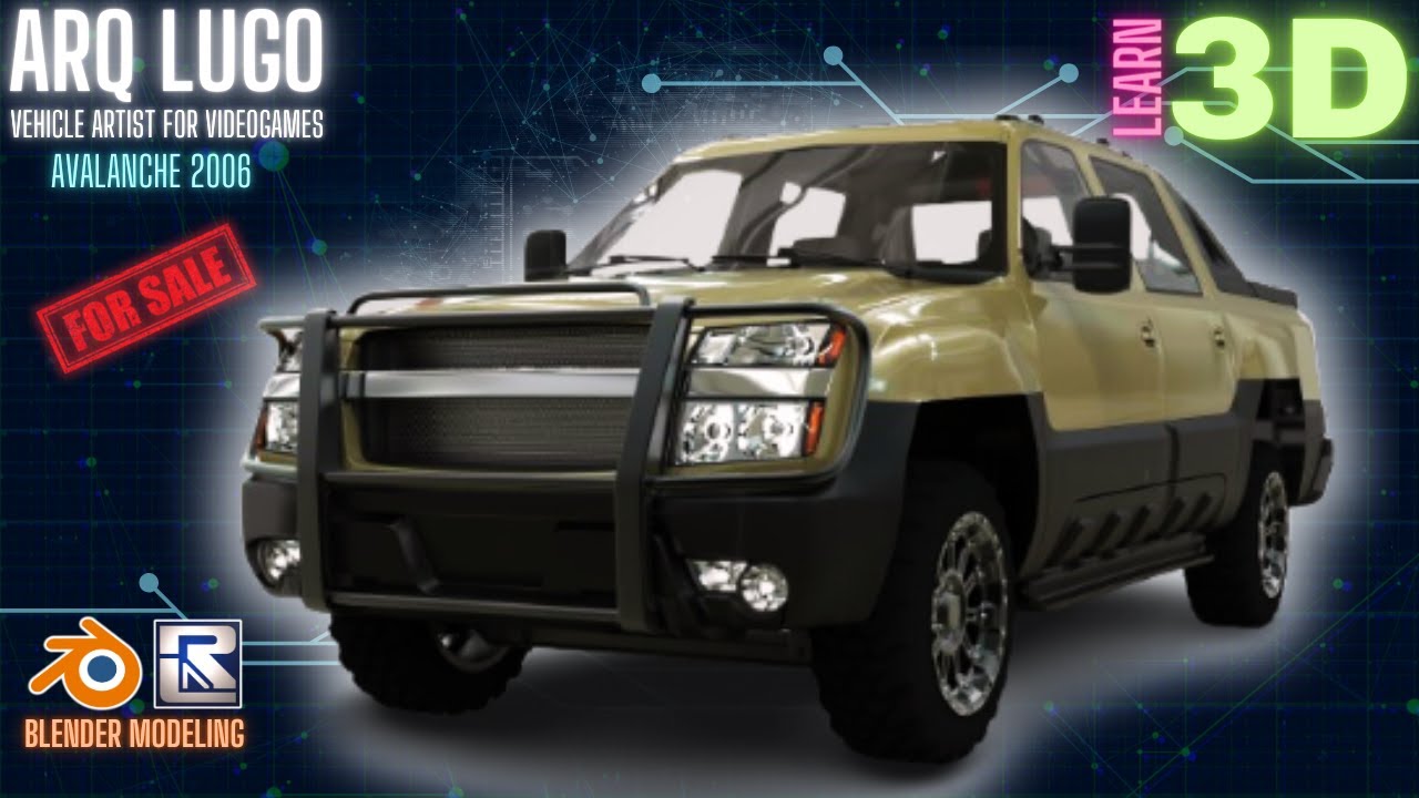 Chevrolet Avalanche 2002 for sale - Learn 3D while you watch Arq Lugo