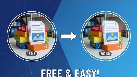 How to compress an Image file to save Storage Space for Free