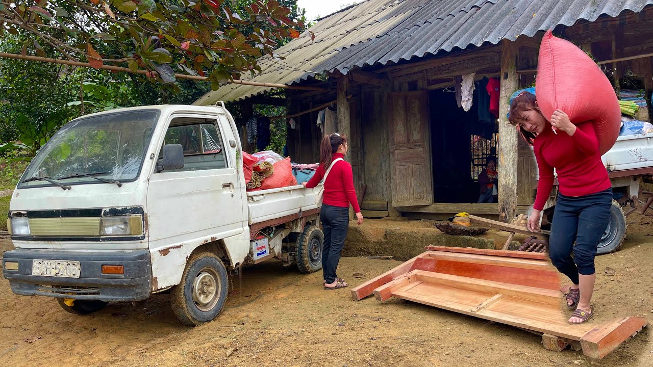 After restoring the gasoline engine, I helped the villagers move their belongings to their new homes