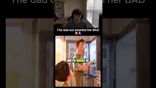 The dad outsmarted her BAD.. 😂💀