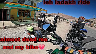Leh Ladakh ride ka last video😭Crash 