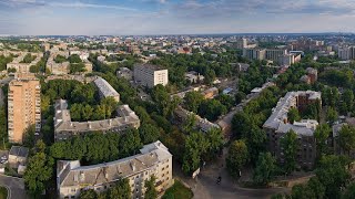 ПАНОРАМА ХАРЬКОВА С ВЫСОТЫ 13 ЭТАЖА