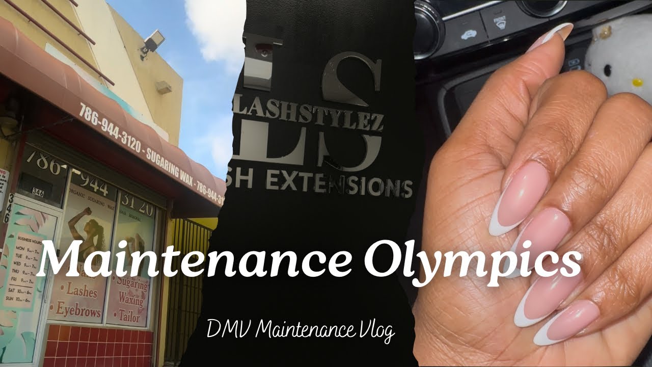 Maintenance Vlog | GRWM for Breezy Bowl Concert & DC Trip 🤍✨
