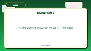 Fill in the Blanks Practice Test | 5 Questions | English Grammar