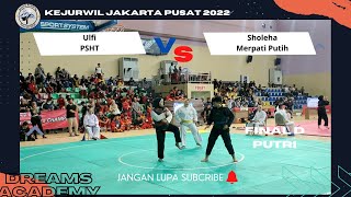 Kelas D Putri!!! Sholeha Kurniasih (Merah)Merpati Putih vs Ulfi (Biru) PSHT