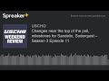 Changes near the top of the poll, milestones for Sandelin, Soderquist – Season 3 Episode 11