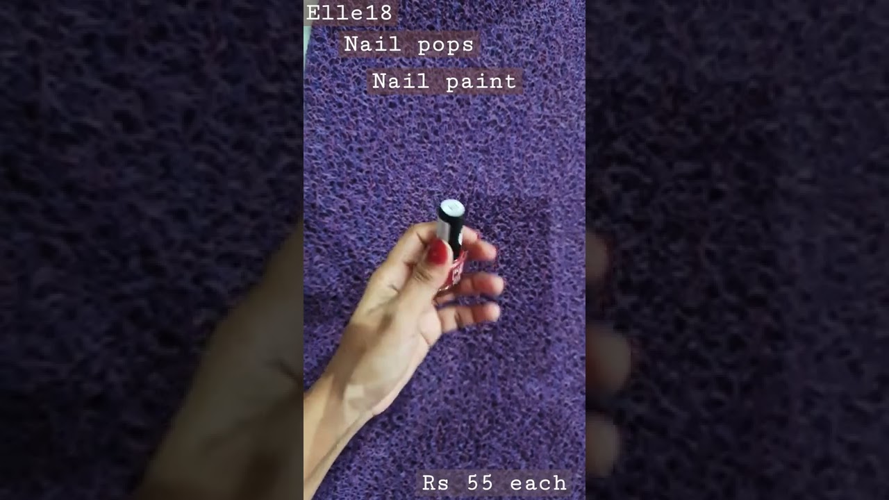 ELLE 18 NAIL POPS NAIL PAINT SWATCHES 